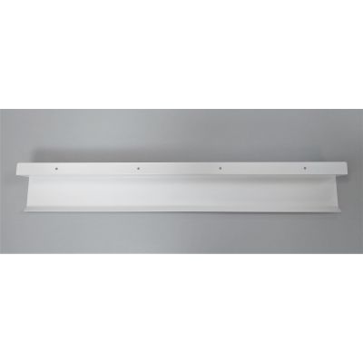 Cable duct / cable tray TH, horizontal, 800x90xH60mm, under the table top / white RAL9016, metal