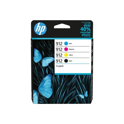 Ink HP 6ZC74AE 912 4-pack small volume CMYK Officejet 8010 8012 8013 8014 8015 8017 8020 8022 8023 8024 8025 8028