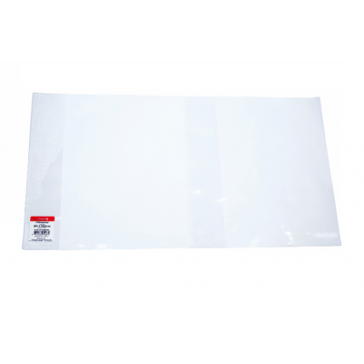 Plastic covers K261xL550mm (inner size 257x546mm), (optional), transparent 0.14mm PVC material