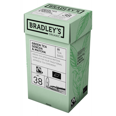 BRADLEY´S GREENTEA SENCHMATC 4X25PCS