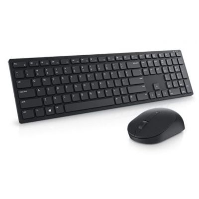 Klaviatuur+hiir Dell KM5221W Pro Wireless Keyboard and Mouse Estonian (QWERTY) Black/must 2.4GHz/Bluetooth5.0, 2xAAA 1xAA, madalad klahvid