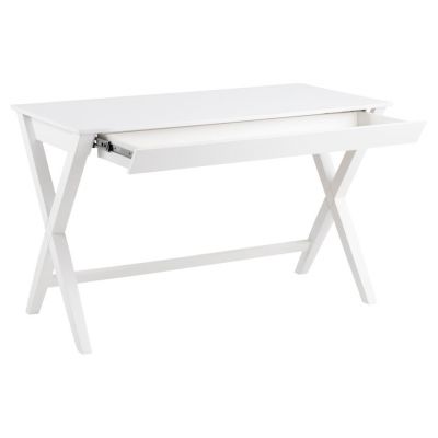 WRITEX desk with large drawer AC63515, 120x60xH75cm / white color. wood