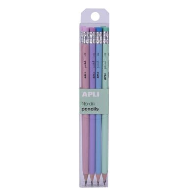 Ordinary pencil Apli Nordic Collection, HB, 8 pcs