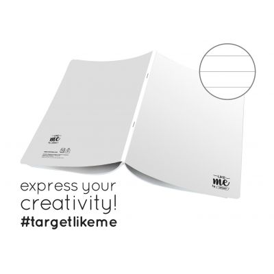 Folder A4 Target Like Me, 52 sheets, 80g, lined
