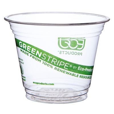 Drinking cups GreenStripe 265ml, biodegradable and compostable, 50pcs / pack