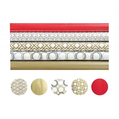 Book paper 70x200cm PATTERNS assortment Interdruk