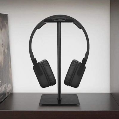 Headphone Stand Satzuma, aluminium alloy, black