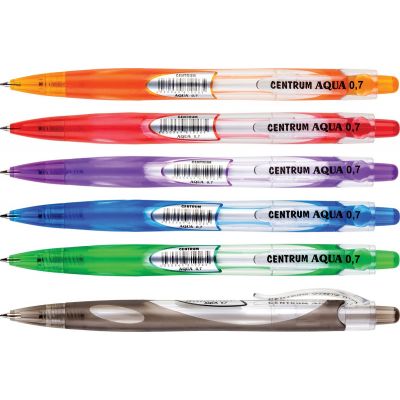 Automatic ball pen Centrum AQUA blue ink 0.7mm