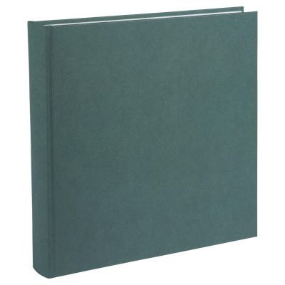 Photo album with classic Hanf olive green, 30x31cm, 60 white pages