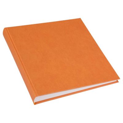 Photo album with classic sheet Hanf terracotta, 30x31cm, 60 white pages
