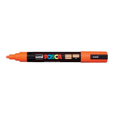 Marker Uni Posca PC5M orange,1.8- 2.5mm