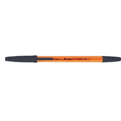 Ballpoint pen Centrum Orange, with cap 1,0mm black