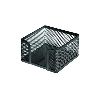 Notepad box 9.7x9.7 cm black metal mesh, Forofis