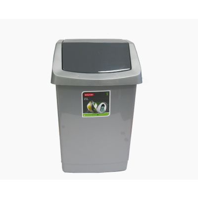 Trash bin Curver 25l CLICK-IT grey