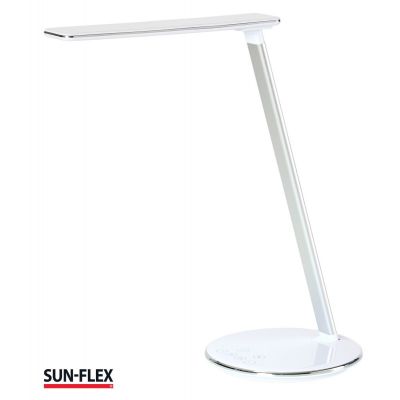 Valgusti SUN-FLEX QLITE, valge 103100, H-35cm, integreeritud LED 5W, 200-800Lux, 2800-5600K, puutetundlik, QI juhtmevaba laadija