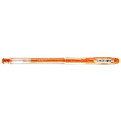 Geelpliiats Uni Signo UM120 Sparkling, 1,0 mm, oranž, glitter
