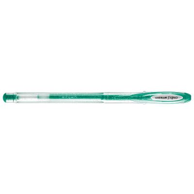 Gel pen Uni Signo UM120 Sparkling, 1.0 mm, green, glitter