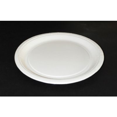Cardboard plate 23cm white, 25pcs / pack