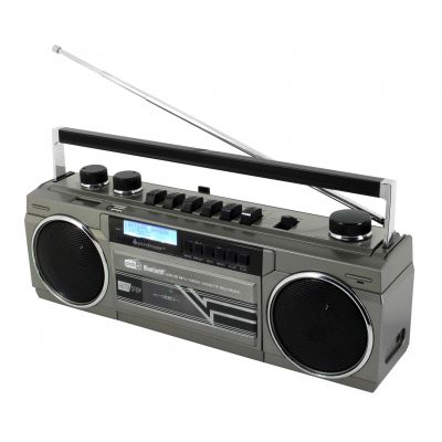 Cassette player Soundmaster SRR70TI, retro cassette recorder, DAB + radio, USB, SD, Bluetooth