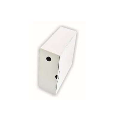 Arhiivikarp A4 12cm  valge  pinnalaotusena, lühemast küljest avatav, SMLT