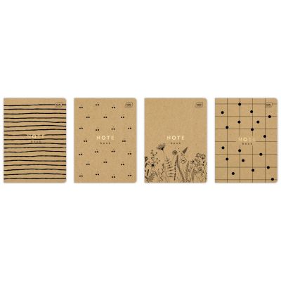 Folder A5 60 sheets white, Kraft, assorted, Interdruk