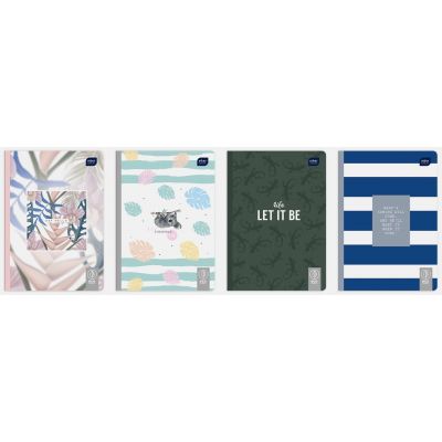 Folder A5 80 sheets, square, Eco, assortment Interdruk
