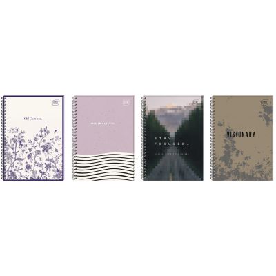 Folder B5 160 pages, square, spiral binding, 4-color index, perforated pages, Interdruk