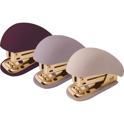 Stapler Mini Satin Gold, 15 sheets, (24/6, 26/6), Interdruk