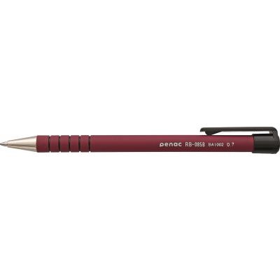 Pen Penac RB-085 0.7mm, red, with a click
