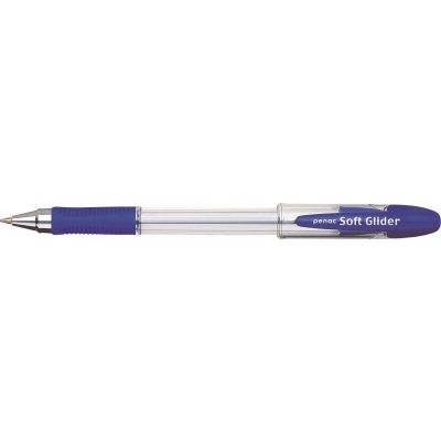 Pen Penac SoftGlider, 0.7mm, blue, with cap