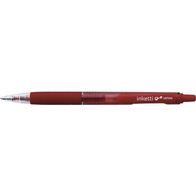 Gel pen Penac INKETTI 0.7 mm, snap, red