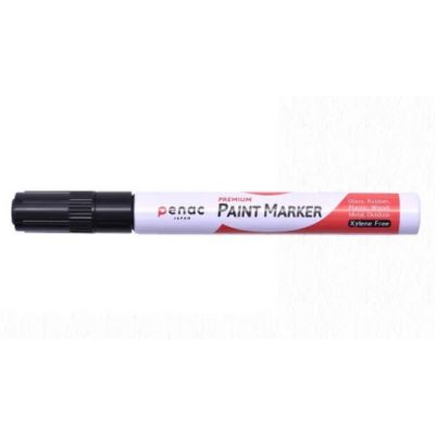 Marker Penac Paint, 2-4mm waterproof, heat resistant 400C, black