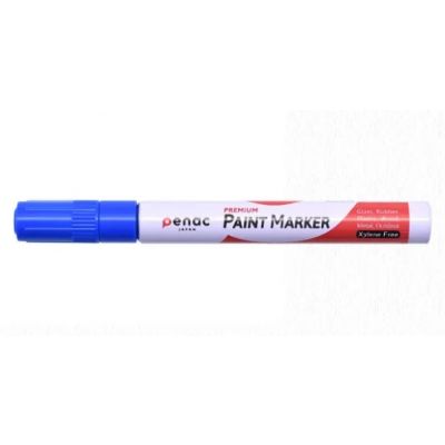 Marker Penac Paint, 2-4mm waterproof, heat resistant 400C, blue
