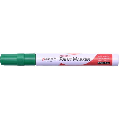 Marker Penac Paint, 2-4mm veekindel, kuumakindel 400C, roheline