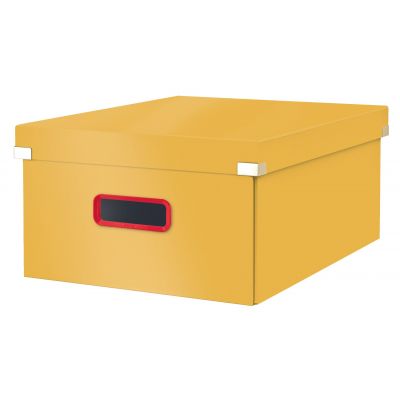 Hoiukarp kokkupandav Leitz Cosy Click&Store kollane, 369x200x482mm (A3), lam.kartong
