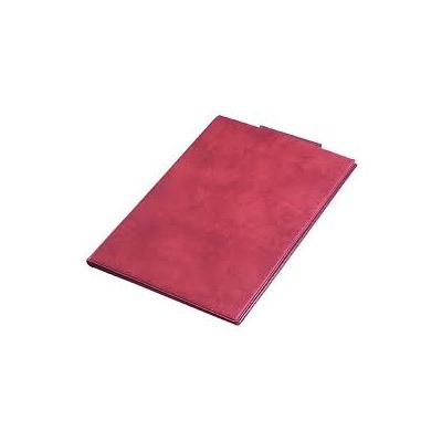 Clipboard with cover A5 burgundy Prolexplast PVC