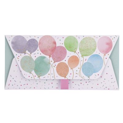 Money card ARTEBENE 23x11cm Colourful balloons