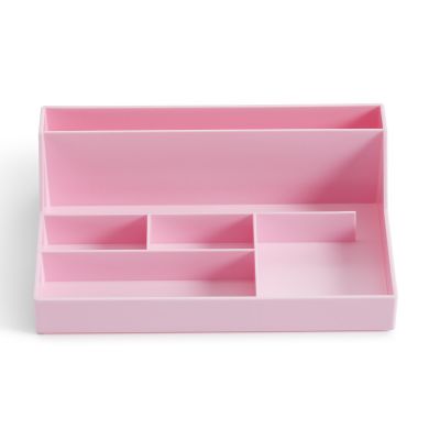 Stationery tray, 25 x 17.5 x 7.2 cm, pink, Miquelrius