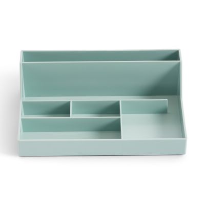 Stationery tray, 25 x 17.5 x 7.2 cm, green, Miquelrius