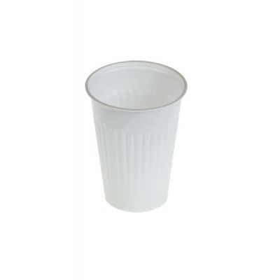 Drinking cups 180ml PLA, biodegradable, compostable, heat-resistant, suitable for water dispensers, 100pcs / pack