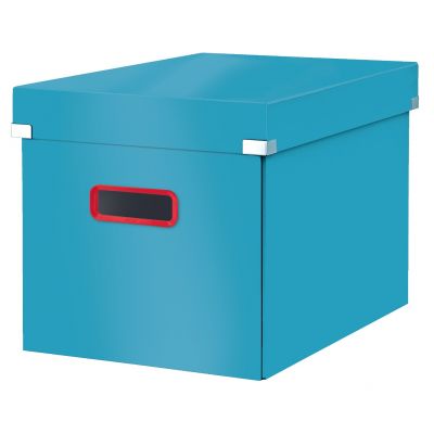 Leitz Click & Store Cosy Cube Large Storage Box, Calm Blue