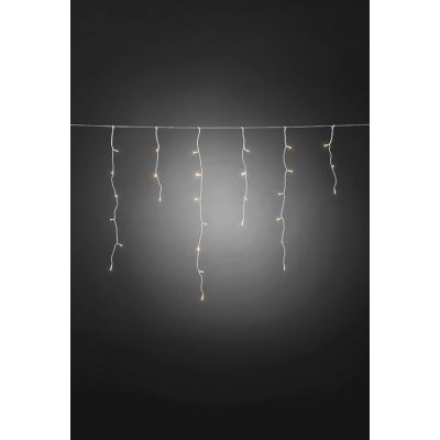 Jääpurika tüüpi valguskett, H-25/75cm, 240 ww LED tulega, L-900cm valgust; 6 ja 9H taimer, lisada patareid 4xD, valge kaabel/ õue ,siseruumi