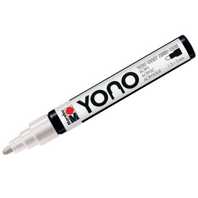 Acrylic marker Marabu Yono 1.5-3mm 070 white