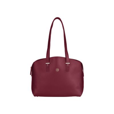 Women's Large 14'' Business Tote with Laptop Pocket, Red