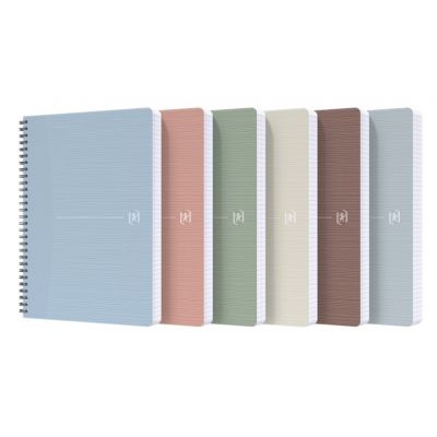 Folder A5 square 5x5 90 pages spiral binder Oxford My Rec´Up, made from recycled coffee cups