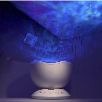 Projector Sea waves, USB, 12.6 x 12.6 x 10.5 cm