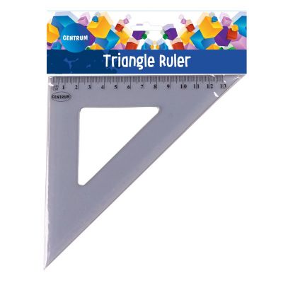 Triangle ruler 45°x13 cm Centrum