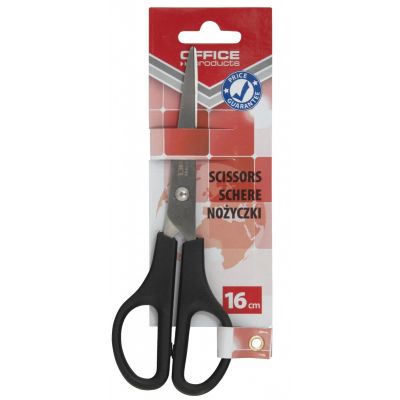 Office scissors OFFICE PRODUCTS, classic, 16cm, black
