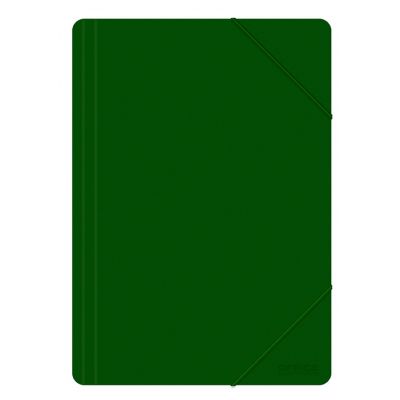 Elasticated File OFFICE PRODUCTS, PP, A4, 500 micr., green