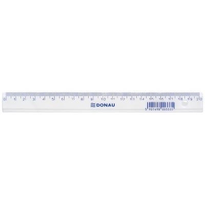 Ruler DONAU 20cm, clear